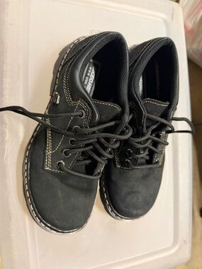 Skechers Black Slip-Resistant Work Sneaker